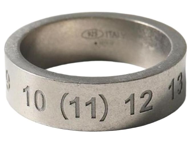 Maison Martin Margiela Numerischer Ring Silber
