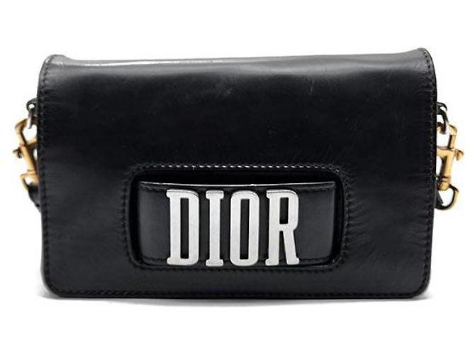 Sac à rabat Christian Dior Revolution Noir