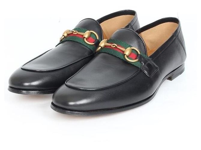 Gucci Mocassin en cuir Web Horsebit Multicolore