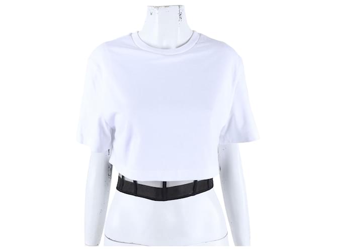 Alexander McQueen Kurzarm Weiß 