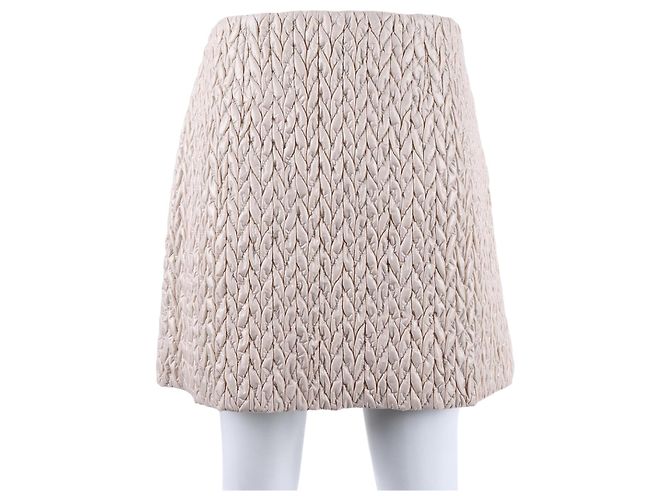 Miu Miu Falda Castaño 