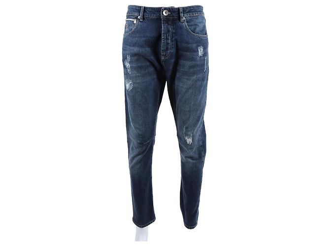Brunello Cucinelli Denim Pants Blue