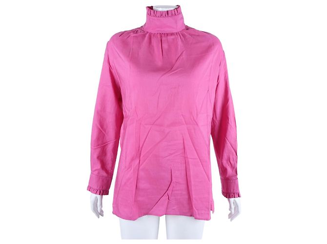 Gucci Langarm-Bluse Pink 