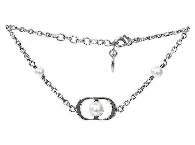 Dior Bracciale Pearl Petit CD Silver Argento 