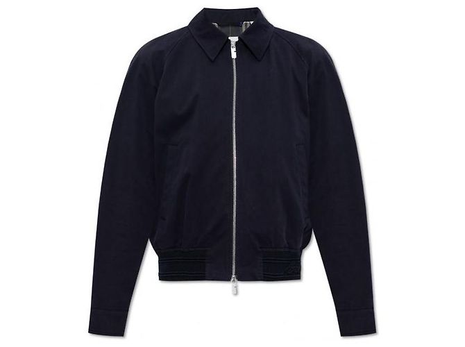 Burberry Giacca Herrington in cotone Blu