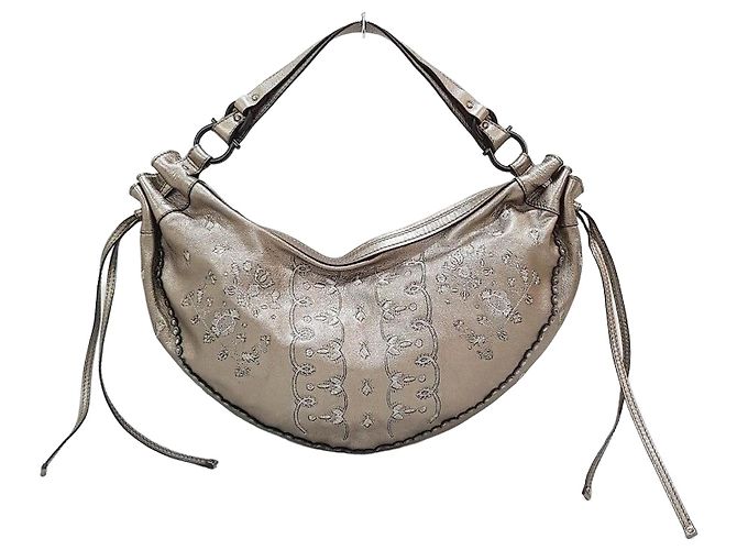 Salvatore Ferragamo Bolsa hobo de couro Multicor