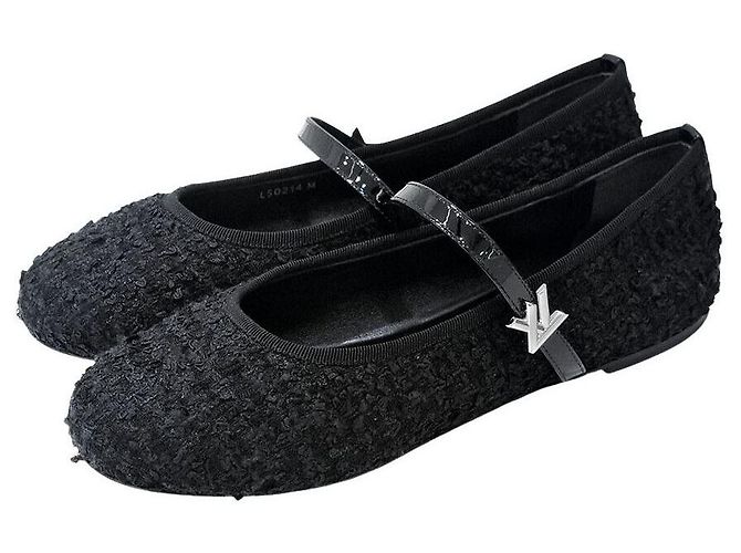 Louis Vuitton Bailarinas Negro