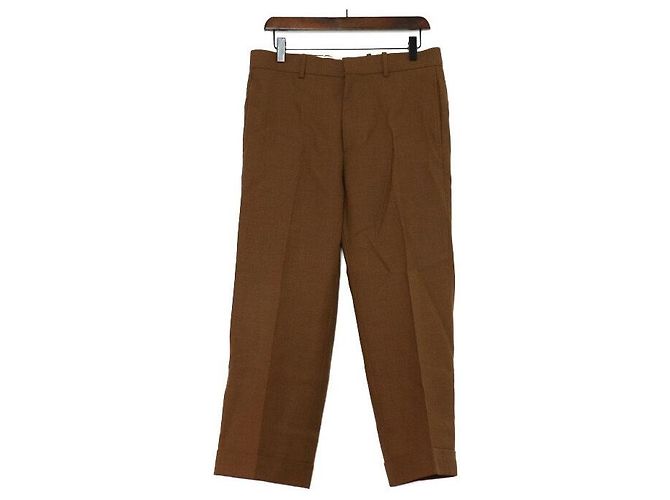 Marni Pantaloni in cotone marroni da uomo Marrone