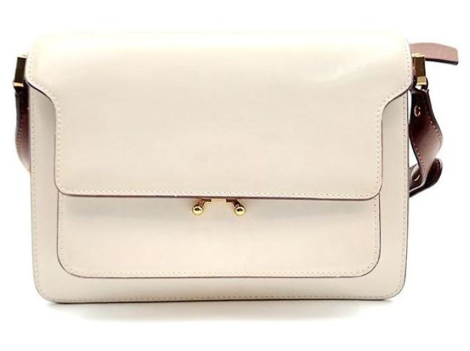 Marni Bolsa Trunk Branco