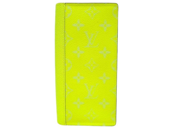 Louis Vuitton Cartera Larga Braza Monogramme Lime Dorado