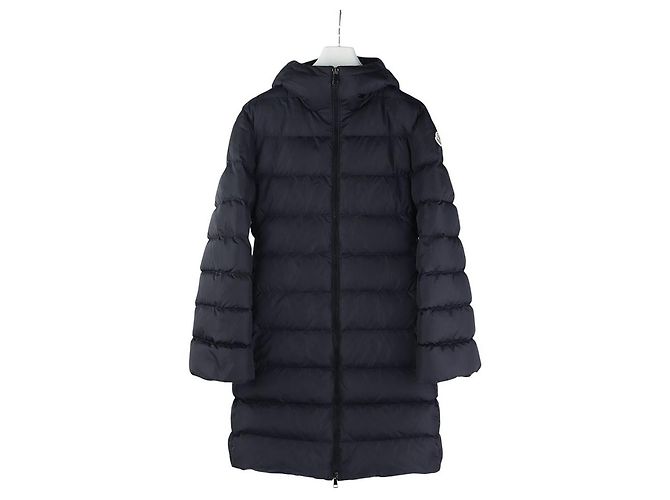 Moncler Dombes Long Down Jacket Blue