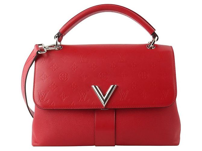 Louis Vuitton Berry One-Handle Shoulder Bag Red