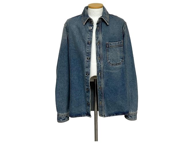 Off White Camicia in denim Blu 
