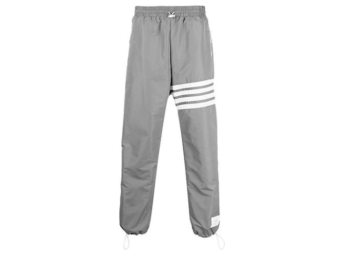 Thom Browne Mesh Asymmetric Track Pants