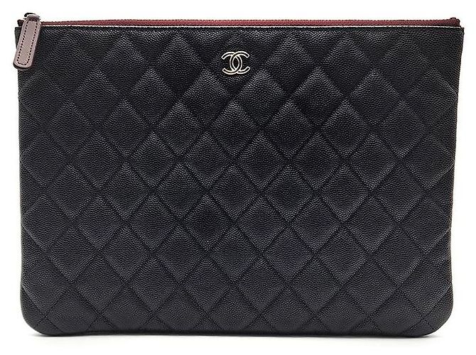 Chanel Clutch Caviar New Medium Nero