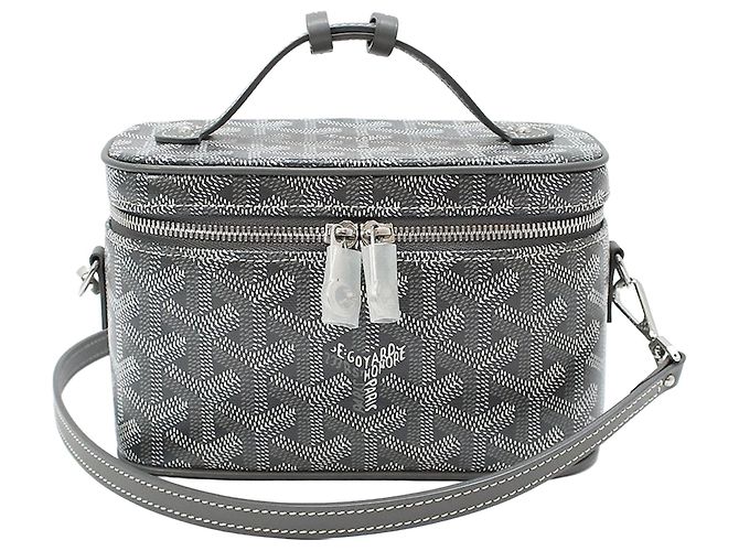 Goyard Gray Muse Vanity Mini Crossbody Bag Braun