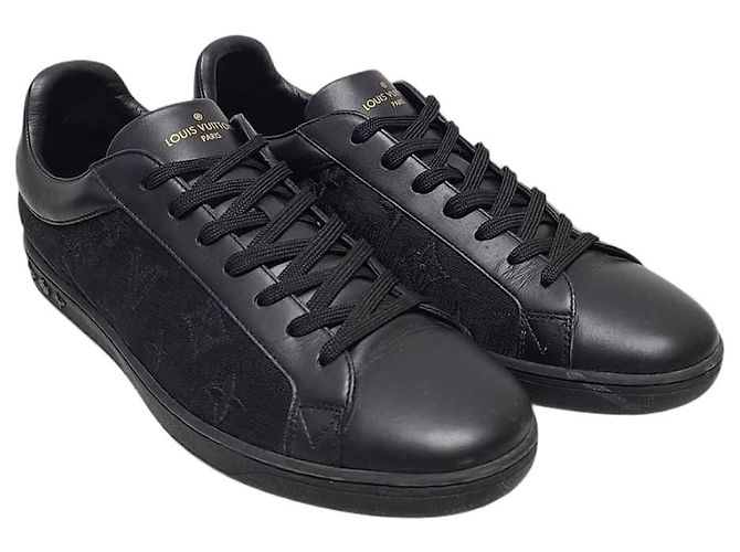 Louis Vuitton Schwarze Monogramm Sheer Luxembourg Sneaker