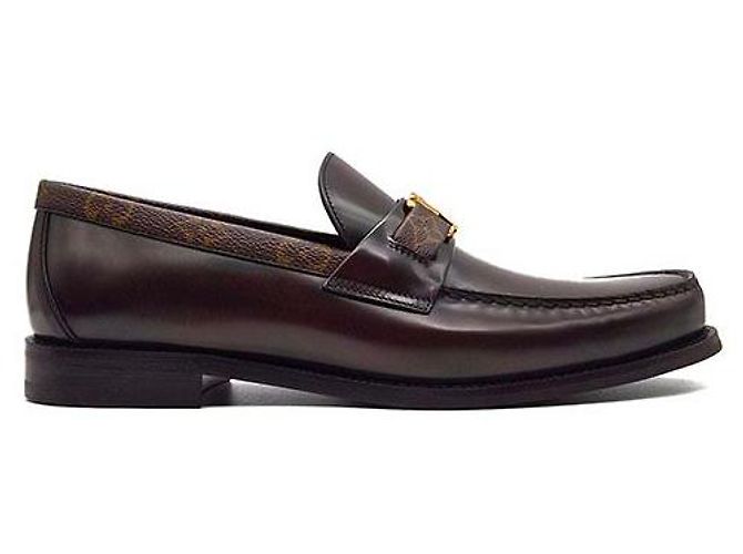 Louis Vuitton Mocasines Monogram Major Castaño