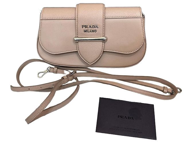 Prada Bolsa Transversal Sidoni Mini Saffiano Multicor