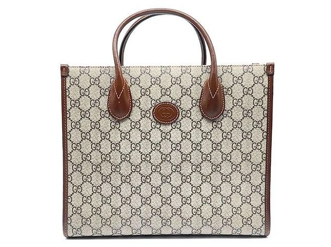 Gucci Mini bolsa tote Interlocking GG Branco