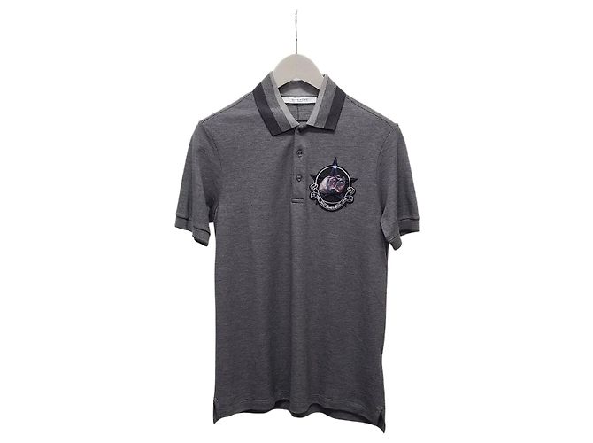 Givenchy Charcoal Star Tomboy Polo mit besticktem Patch Braun