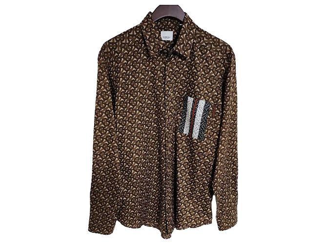Burberry Camicia TB Monogram Multicolore 