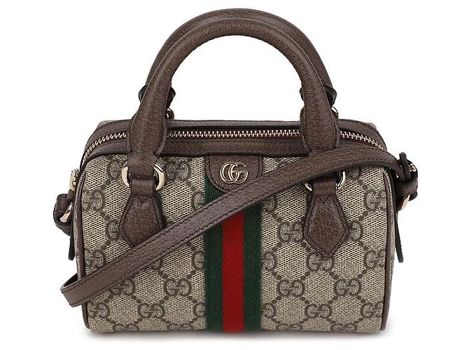 Gucci Mini bolsa Boston Marrom