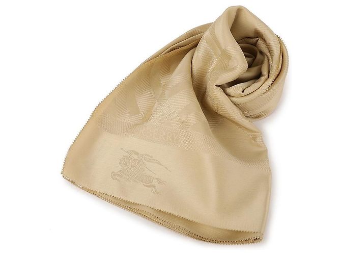 Burberry Lenço de seda pura com padrão xadrez