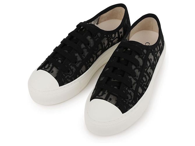 Dior Oblique Bestickte Mesh-Sneaker