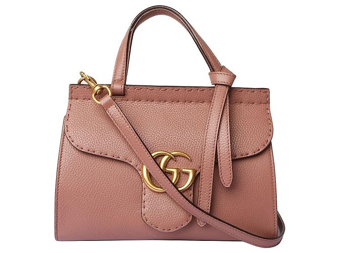 Gucci Mini borsa a mano e a tracolla GG Marmont Rosso