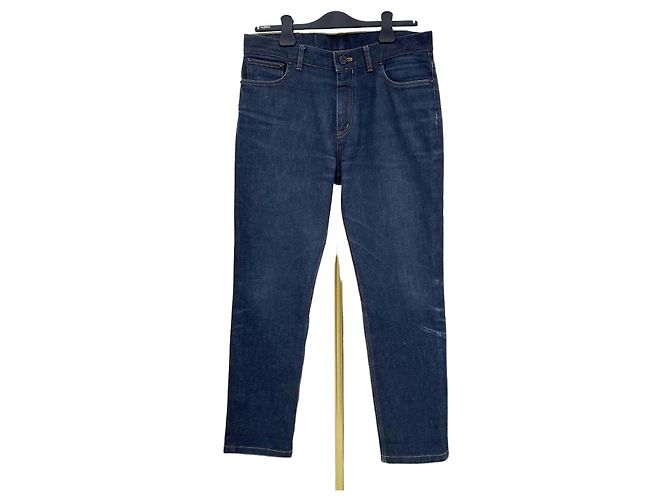Louis Vuitton Washed Medium Blue Denim Black