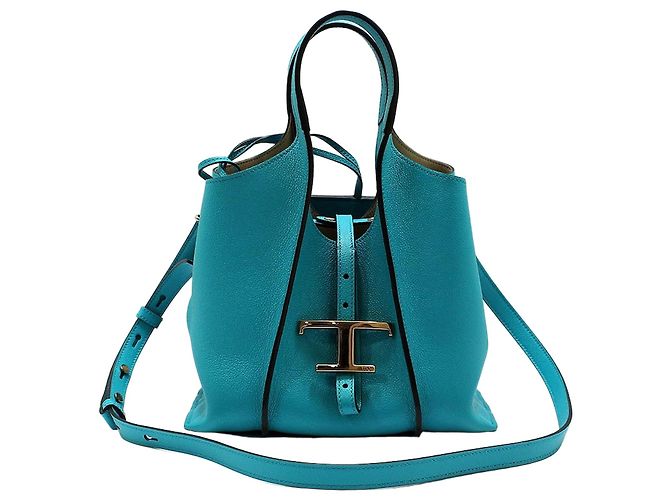Tod's Mini Borsa Shopper Timeless e Borsa a Spalla Blu 