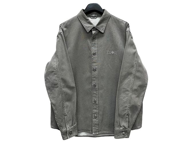 Dior Sobrecamisa de algodón Stone Island Castaño