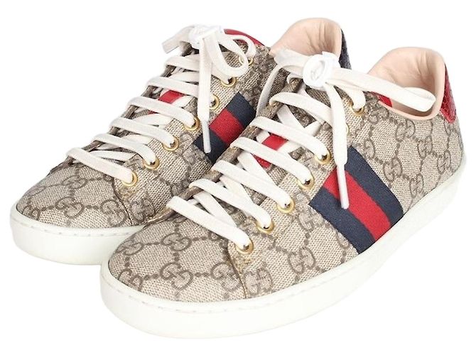 Gucci Ace Sneakers Brown Marron