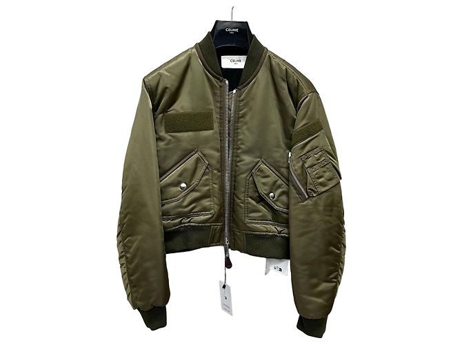 Céline Nylon Cropped Bomber Jacket Multiple colors