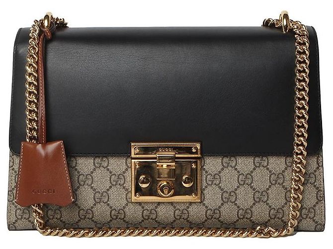 Padlock Gucci Borsa a tracolla GG Supreme con lucchetto Multicolore