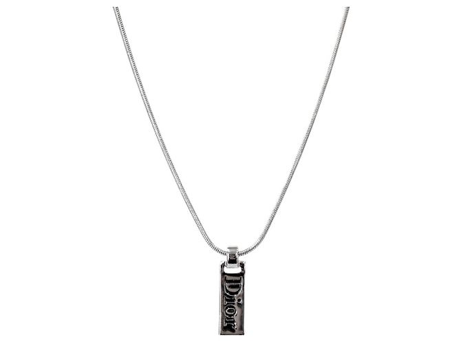 Dior Collana in argento placcato nero