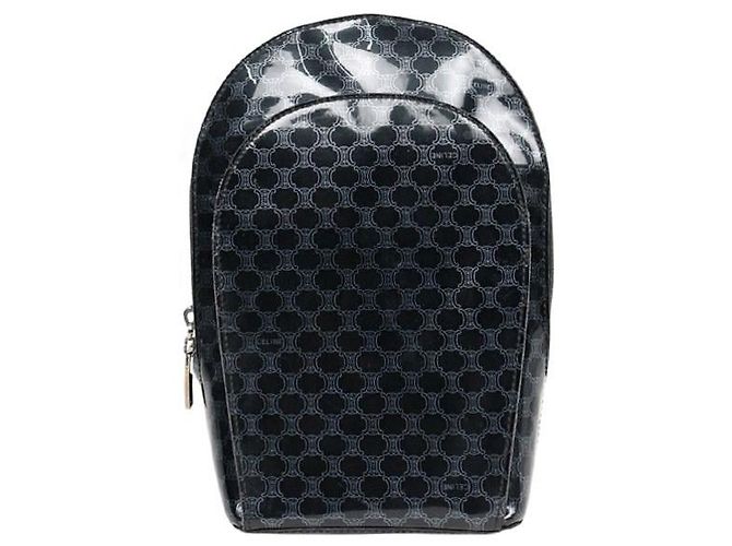 Céline Schwarzer Macadam PVC-Rucksack