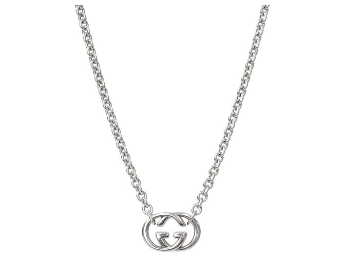 Gucci Collar de plata entrelazado