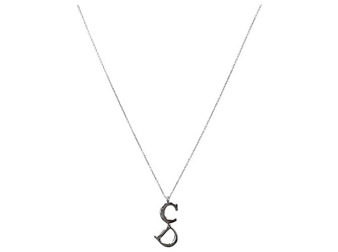 Dior Collana Verticale CD Argento 