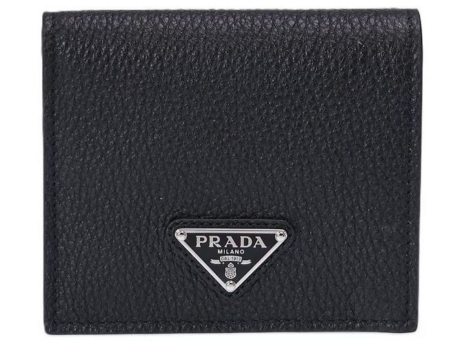 Prada Carteira Triangular de Couro