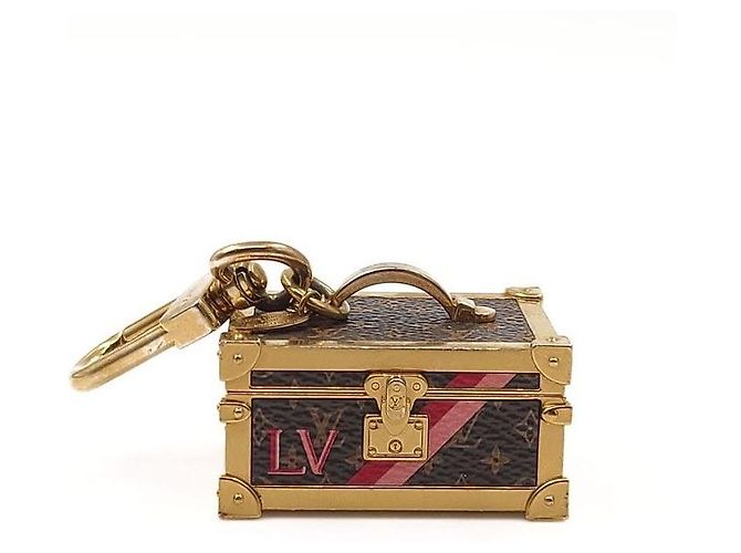 Louis Vuitton Chaveiro Monogram Trunk Dourado