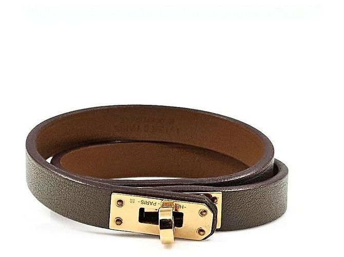 Hermès Bracciale Kelly Double Marrone 