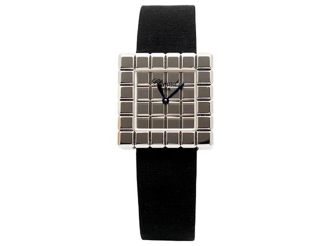 Chopard Orologio Ice Cube Small da donna in oro bianco
