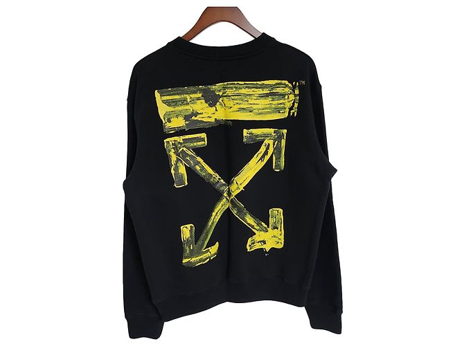 Off White Acrylic Arrow Sweatshirt Multiple colors