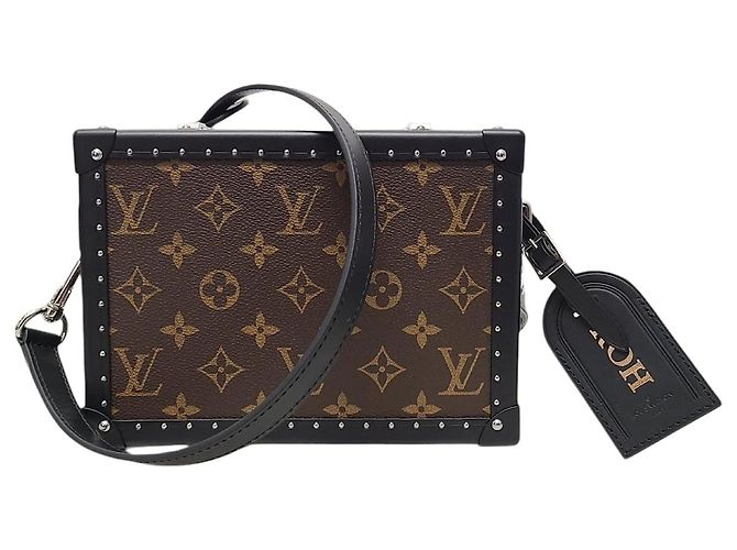 Louis Vuitton Clutch e borsa messenger Monogram Macassar Marrone