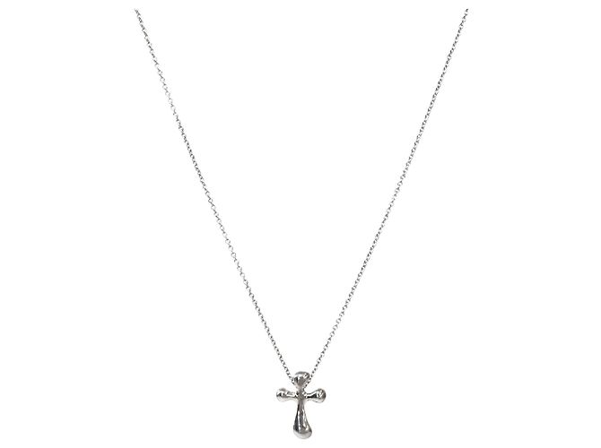 Tiffany & Co Collana con Croce in Argento