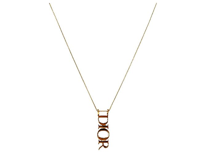 Dior Collana verticale in oro D'oro 