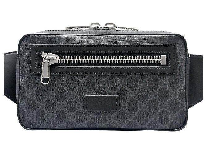 Gucci GG Supreme Gürteltasche Schwarz
