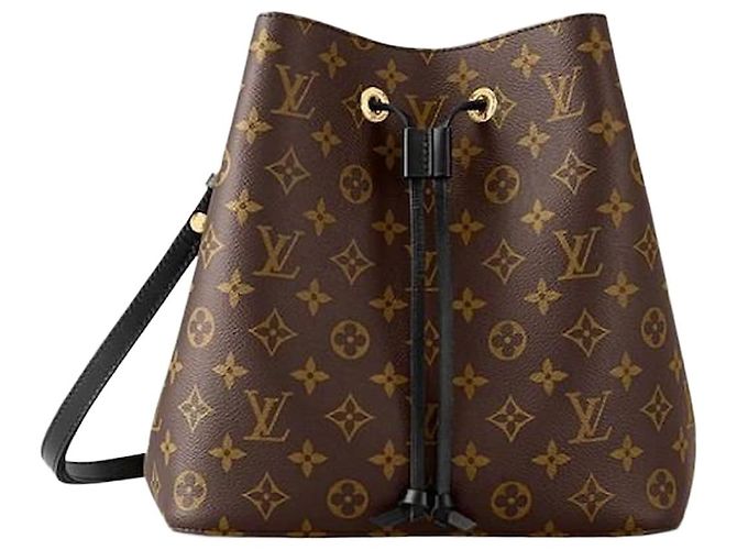 Néonoé Louis Vuitton NeoNoe MM Monogram Shoulder Bag Black